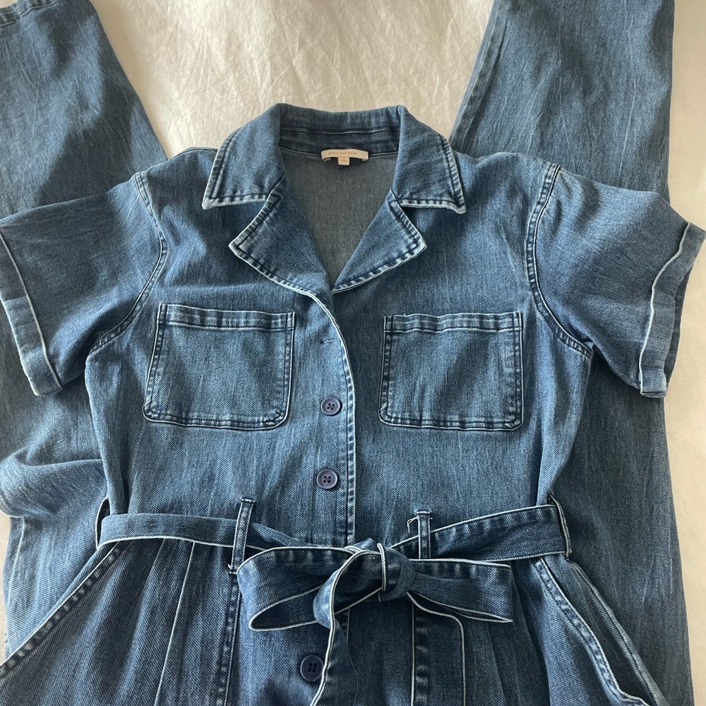 Blue Denim Jumpsuit